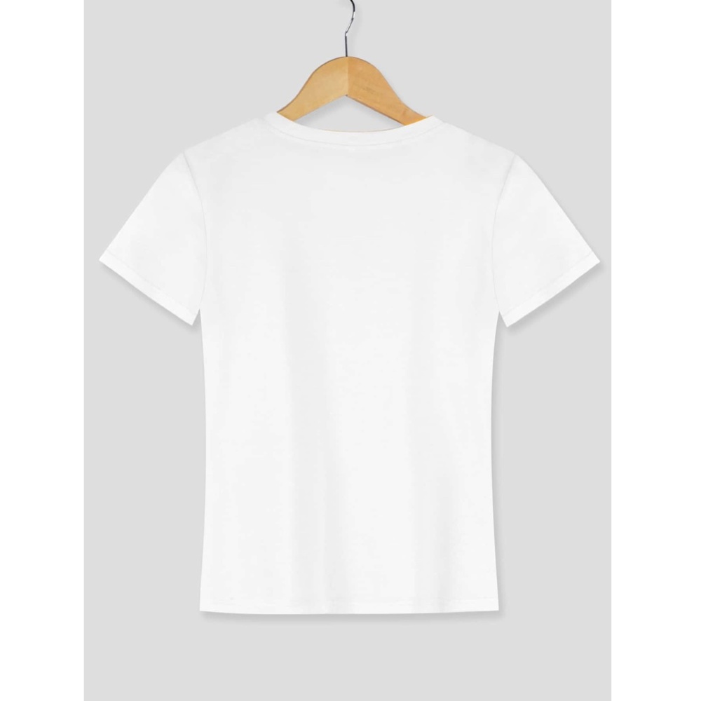 Sunflower Print White Tee Shirt - Picture 2 of 11